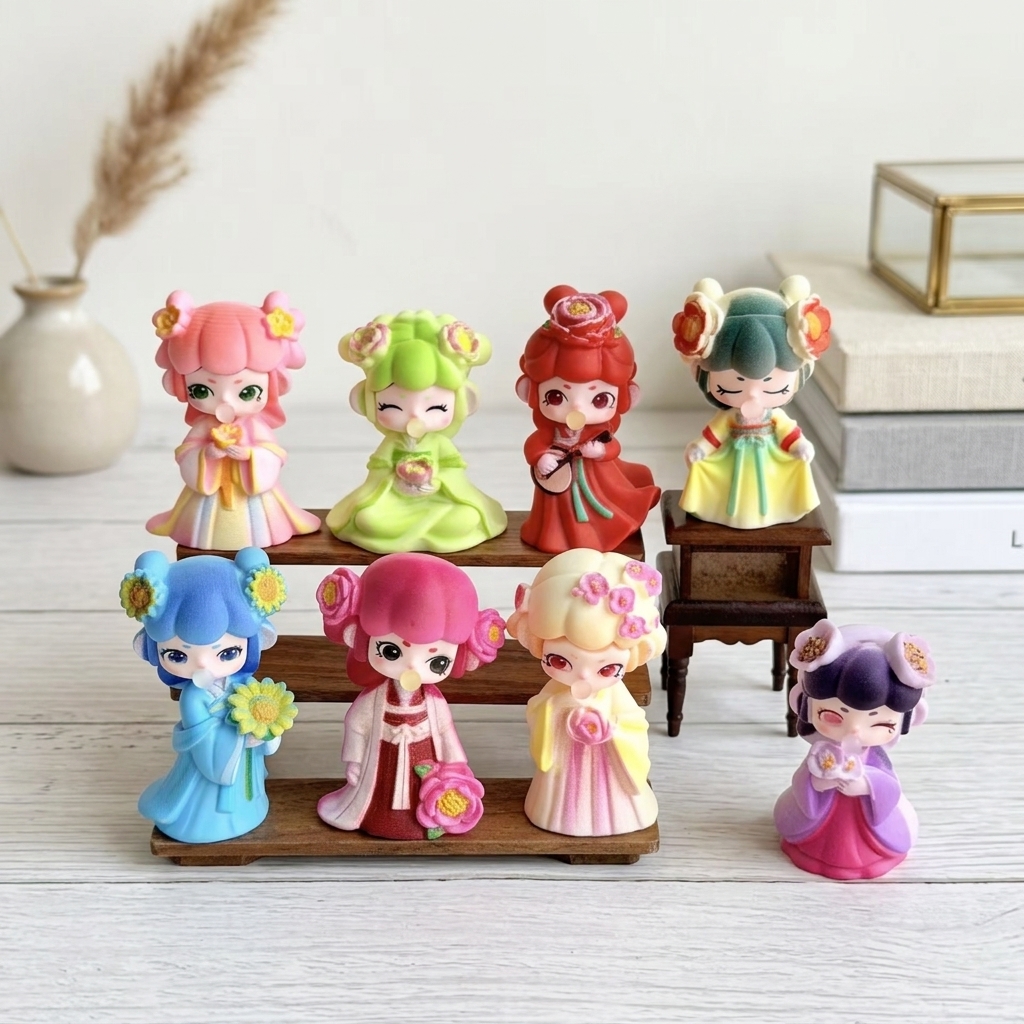 TEMU Figurine aléatoire 1pc de jeu , Ornement féérique en PVC pour salon, voiture, chambre à coucher, dortoir, salle de jeux, boîtier de PC, cadeau