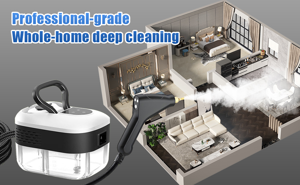pro 2500w high temp steam cleaner for all cleaning needs 10  steam 105 c pressure 6ft hose 40oz tank perfect mothers day gift Product details 4
