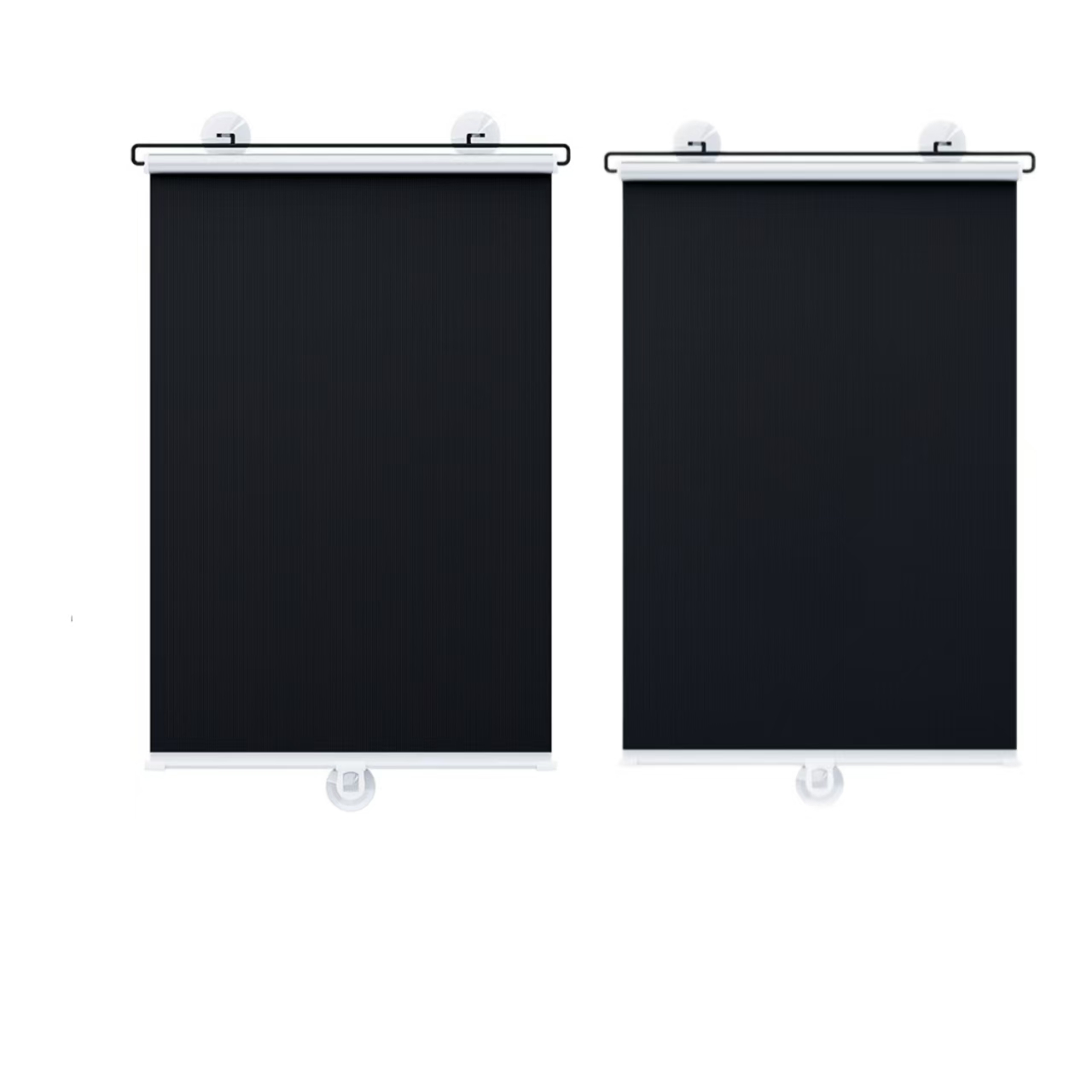 TEMU 2pcs Sun Protection Roller Blinds For Home And Car Windows, , Pvc, Perfect For Living Room And Rooms, Curtains For Living Room Modern No-drill