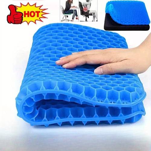 car gel cooling seat cushion 3d honeycomb cool and breathable cool car