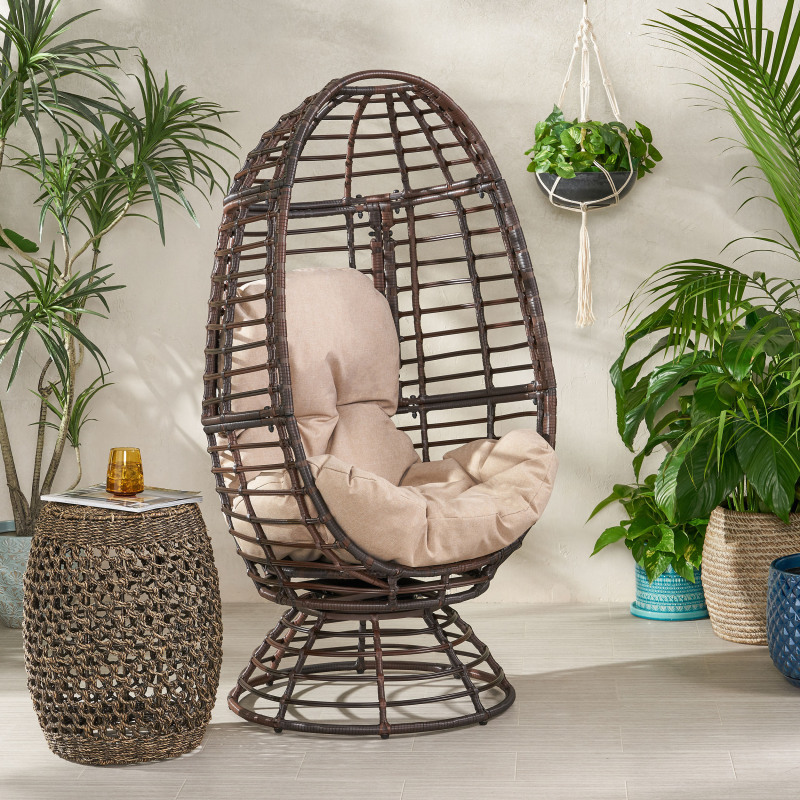   swivel patio egg chair