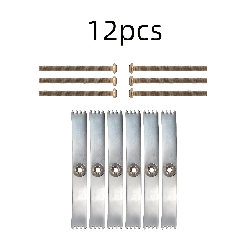 TEMU 12pcs Of High- Quality Metal Wall Socket Repair Kit, 86 Type Hidden Box Body Repairer, Used For Repairing Loose Power Sockets And Switches, As