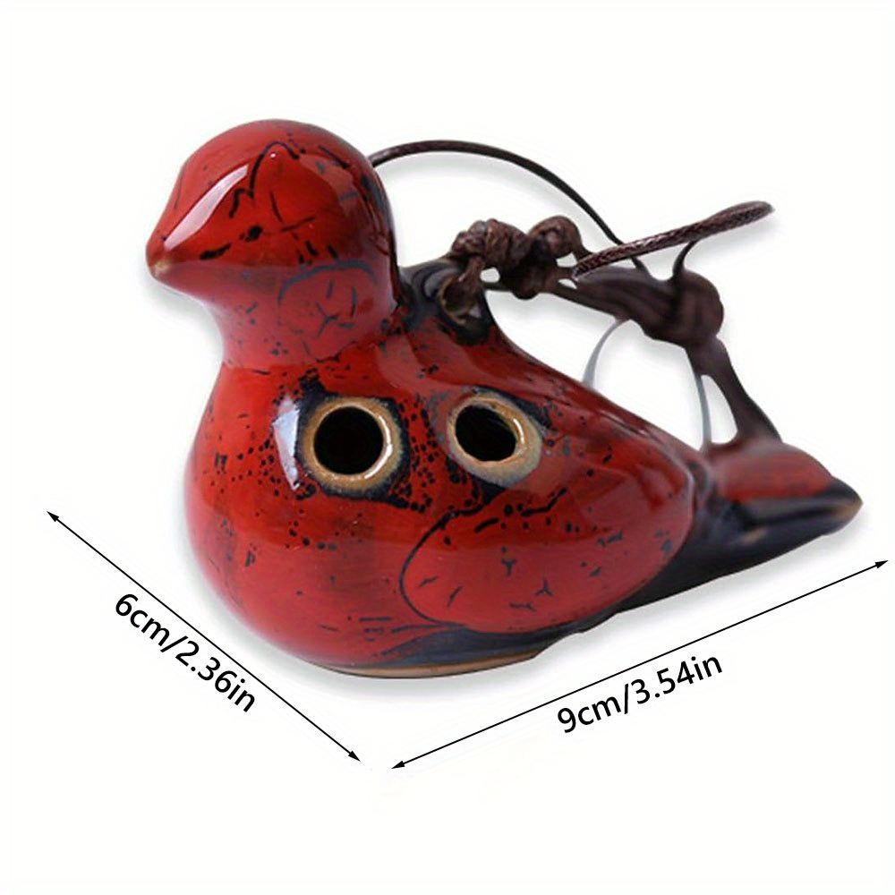 6 hole ceramic ocarina a bird suitable beginners a - Temu
