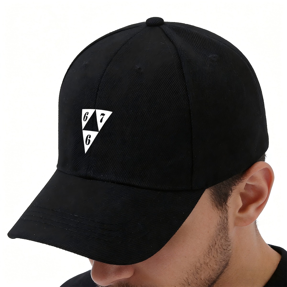 1pc vintage d4 dobbelsteen nummer print polyester baseballpet - verstelbare unisex lichtgewicht hoed voor ttrpg bordspel liefhebbers, casual dagelijks buitenkleding, comfortabele ademende hoofddeksel