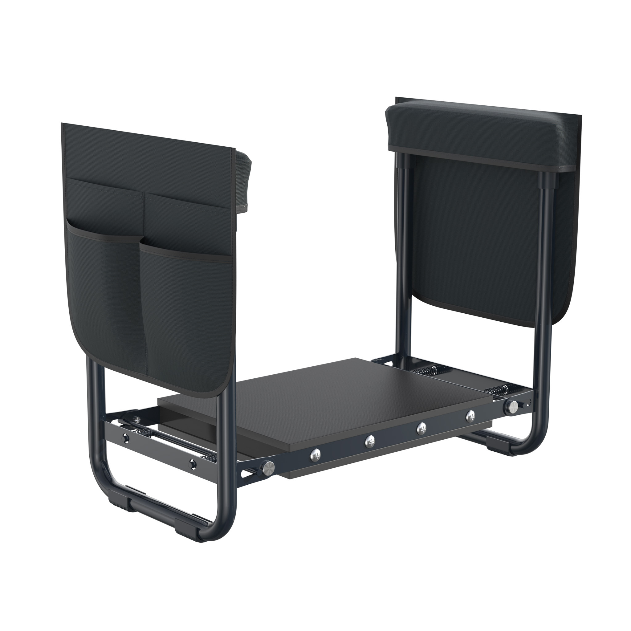 59 X 49 Cm Folding Garden Chair With Tool Bag Portable Garden Bench Load Capacity: 150 Kg .