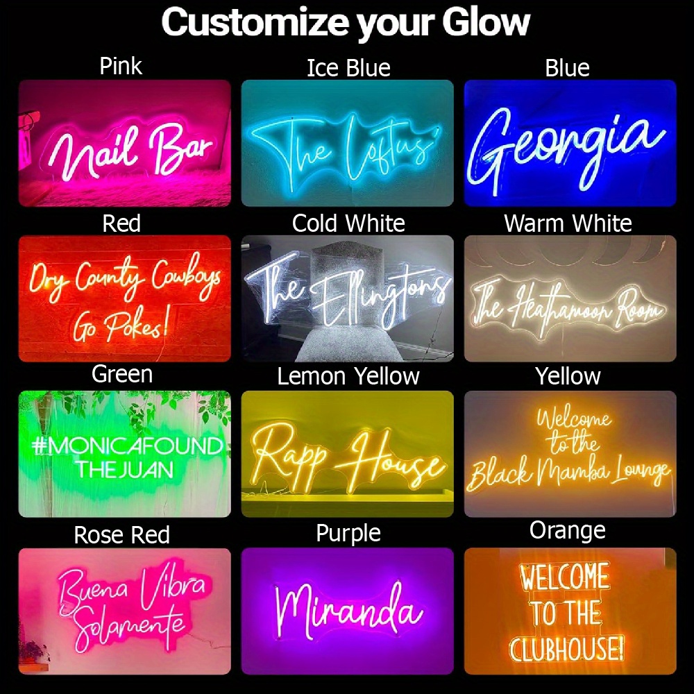 Wedding Name Sign Custom Neon Sign Led Light Reception Decor Personalized Gift | UK