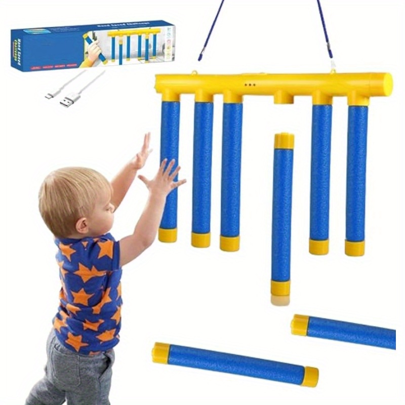 hand eye coordination training with a receiving stick hand challenge with a falling rod   remote control with 3 adjustable       and fun