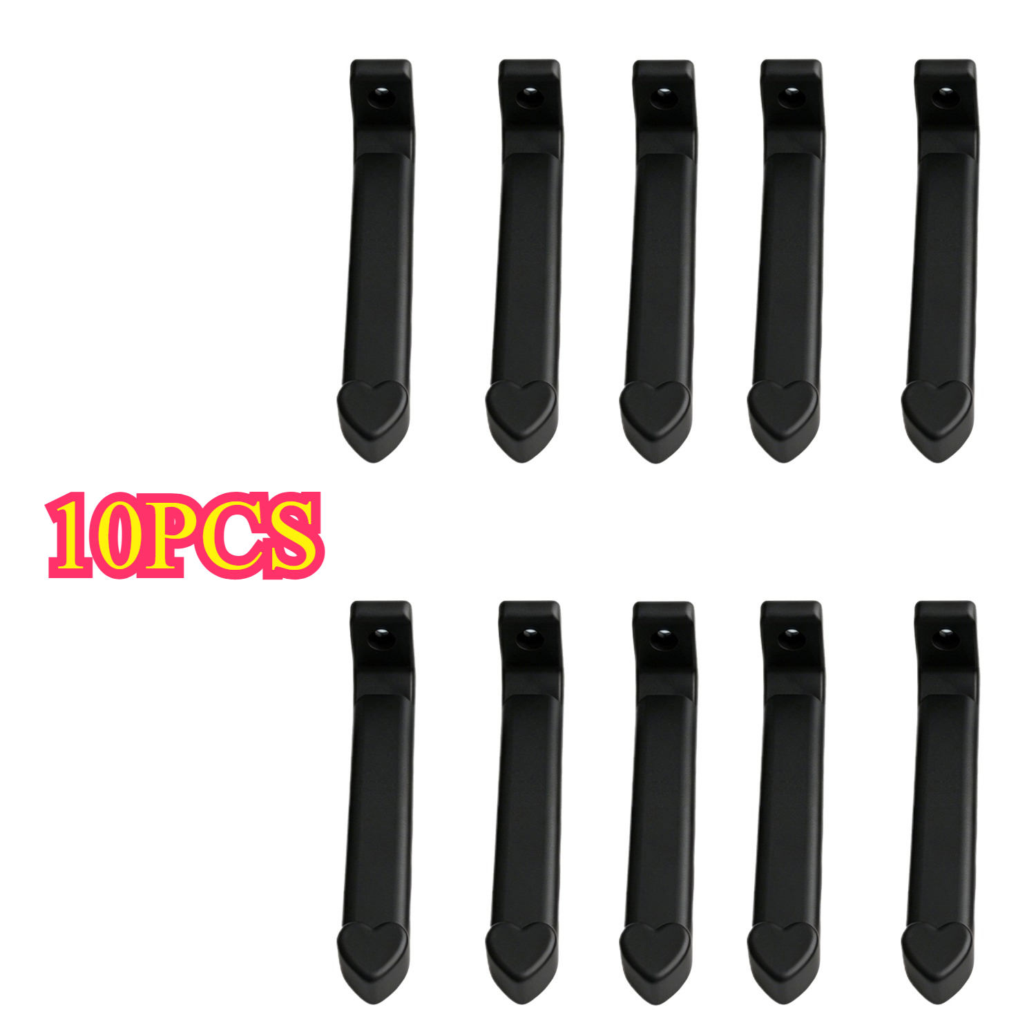 TEMU Confezione da 10 dispenser di nastro da parete robusti da 9,5 cm, organizer, scaffale portaoggetti resistente alla corrosione, gancio multiuso