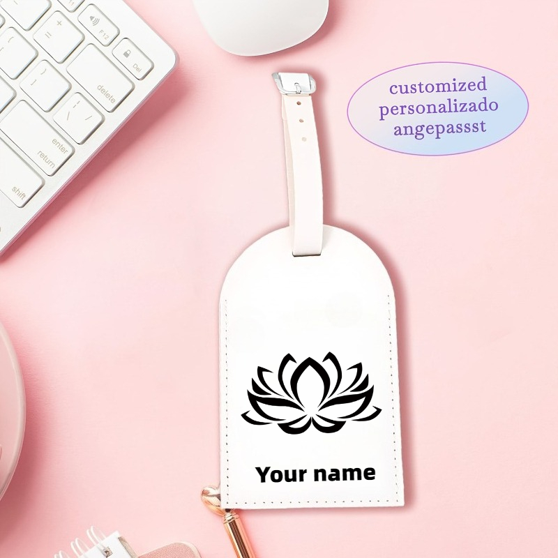 Personalized Luggage Tags Custom Engraved Initials Names