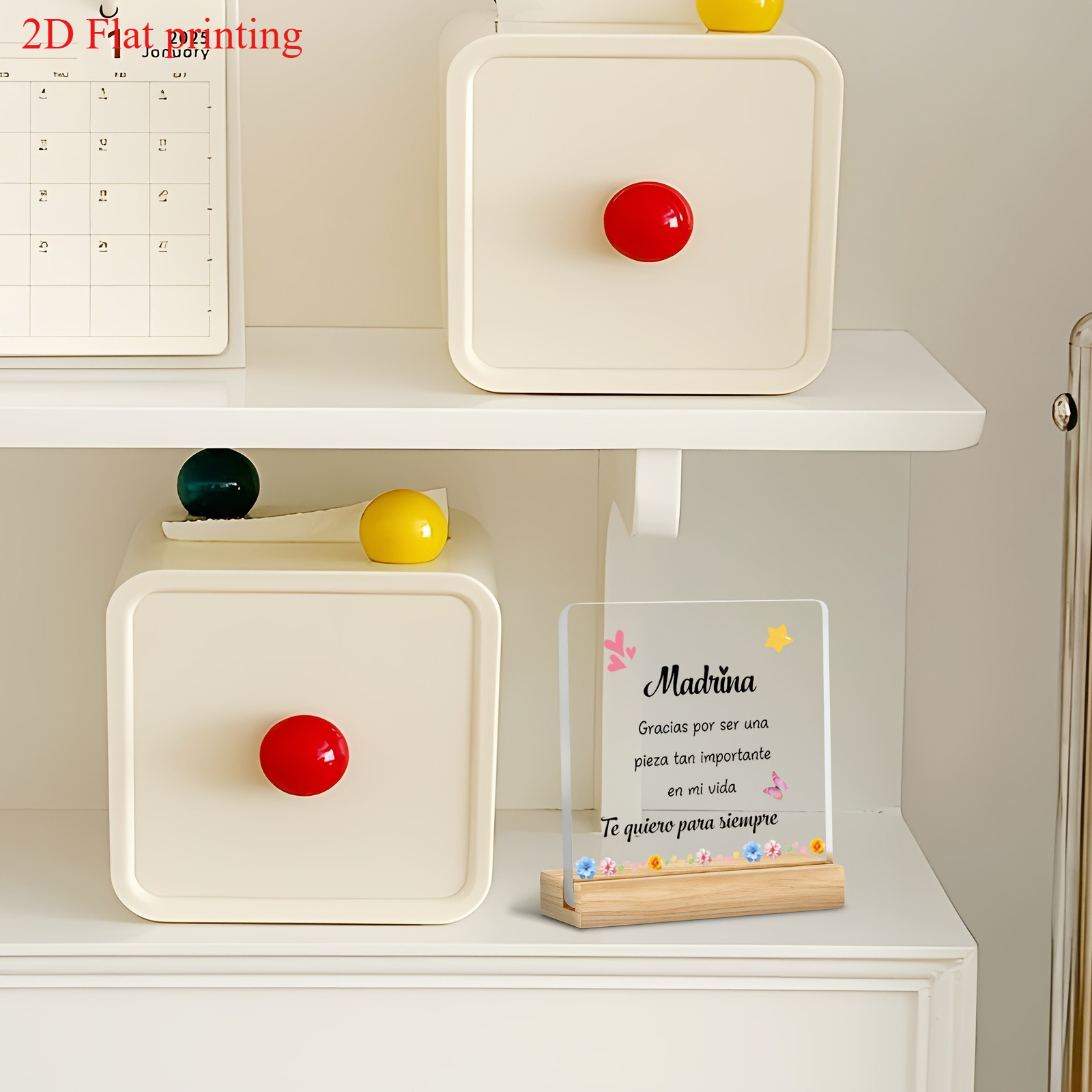 TEMU Placa de Agradecimiento de la en Español 2D - Decoración para Mesa con la "Gracias" y "" - Ideal para Escritorios, Repisas - Regalo para
