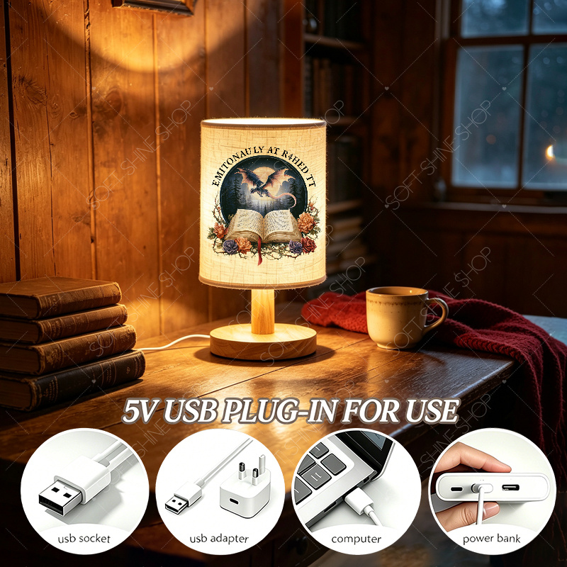 Fabric Night Light, LED Lamp for Party Decoration