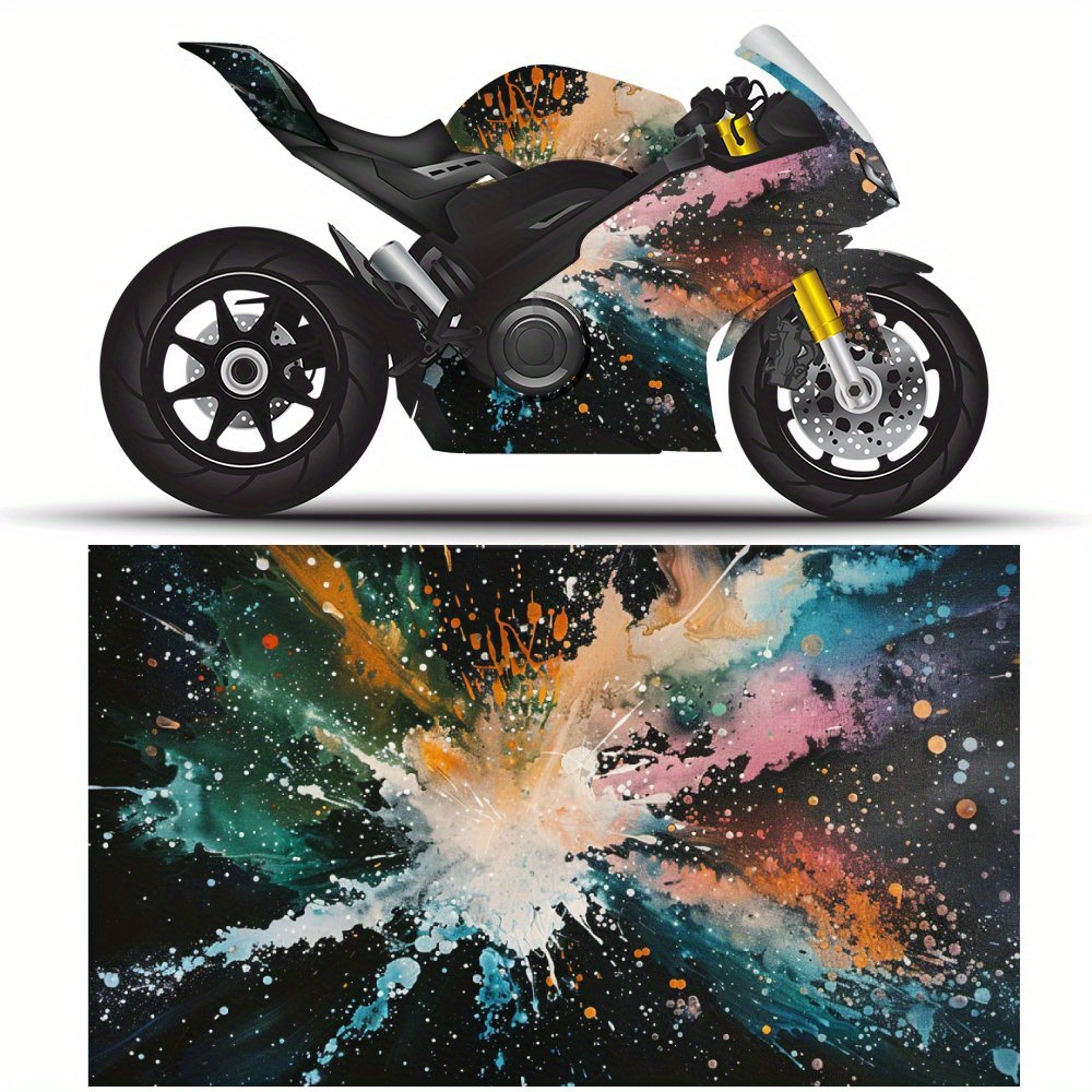electric graffiti bike stickers futuristic Temu Ireland