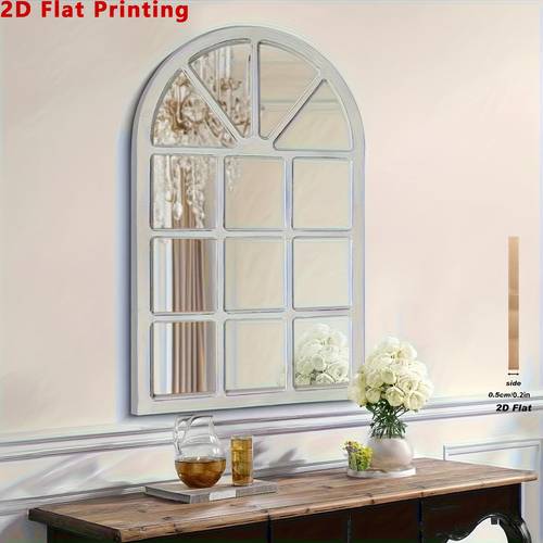 1pc vintage style arched window frame wall decoration suitable for living room bedroom kitchen entryway thanksgiving and christmas gift festive home accent