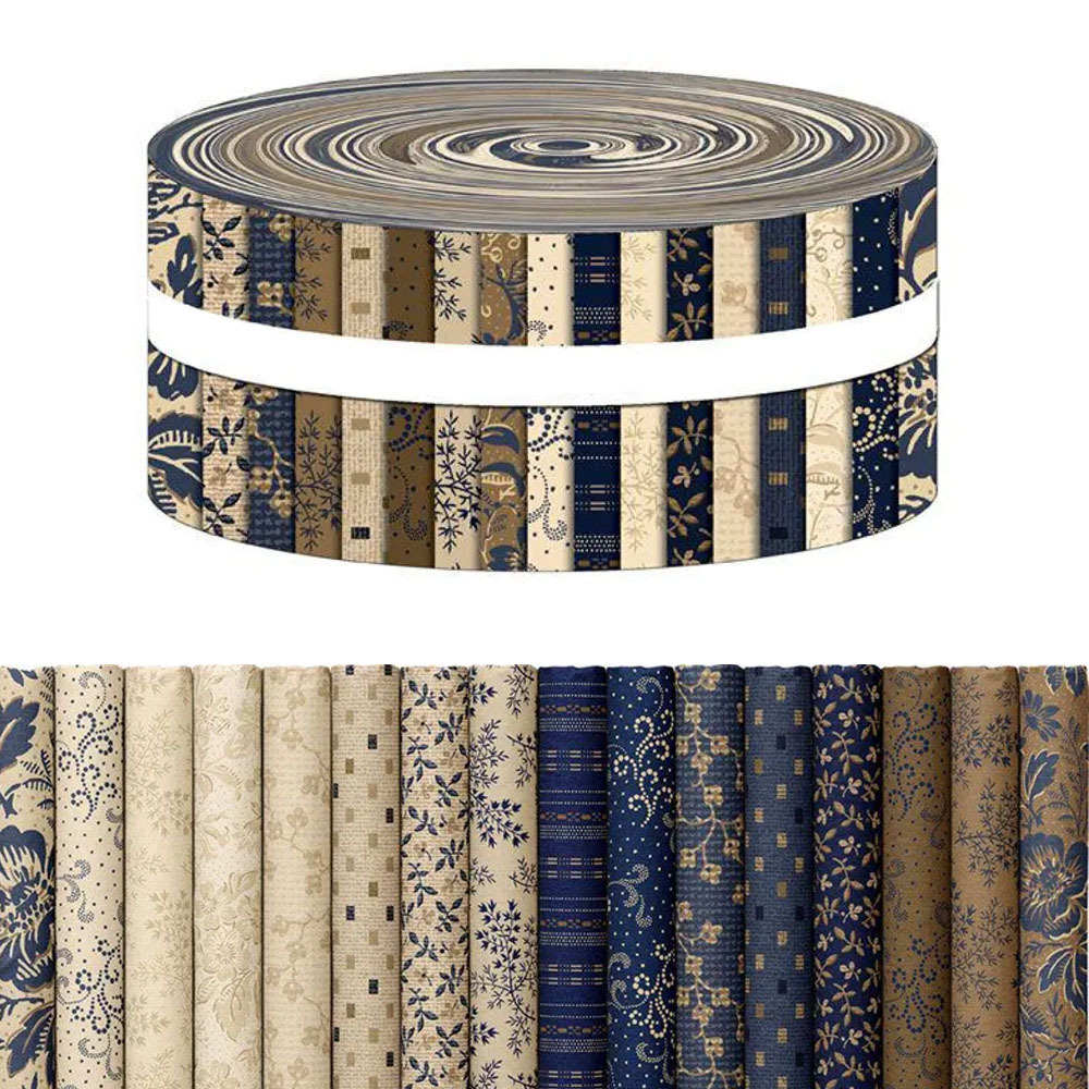 TEMU 40pcs (6.5 X 50cm/2.55 X 19.7inch) Elegant And Apricot Patterned Fabric, Overlocked, Quilted, Colorful Patterned Printed Blocks, Repair Craft,