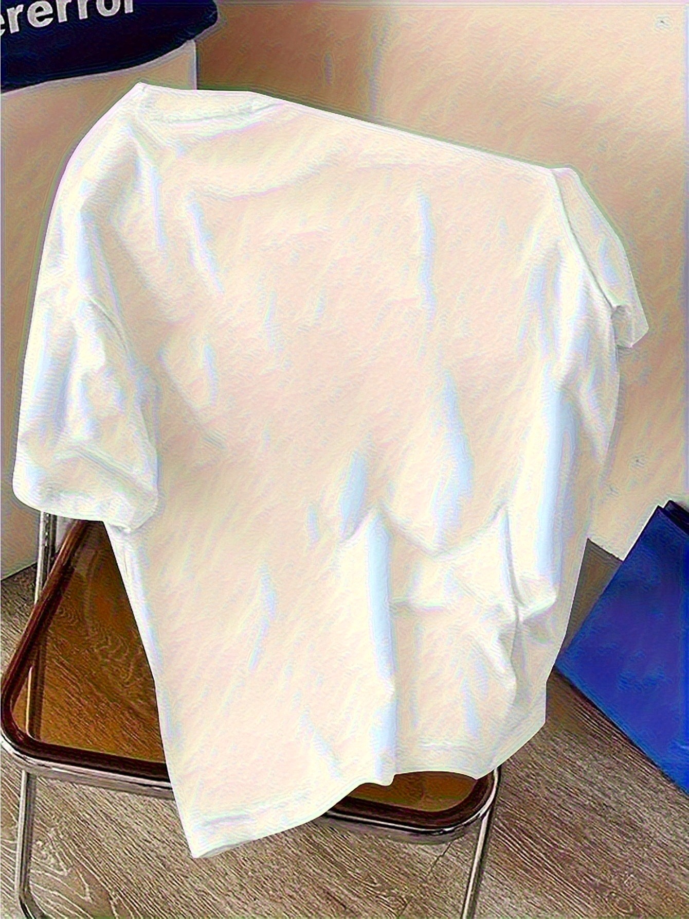 Japanese Dragon Pattern T Shirt White Crew Neck Casual
