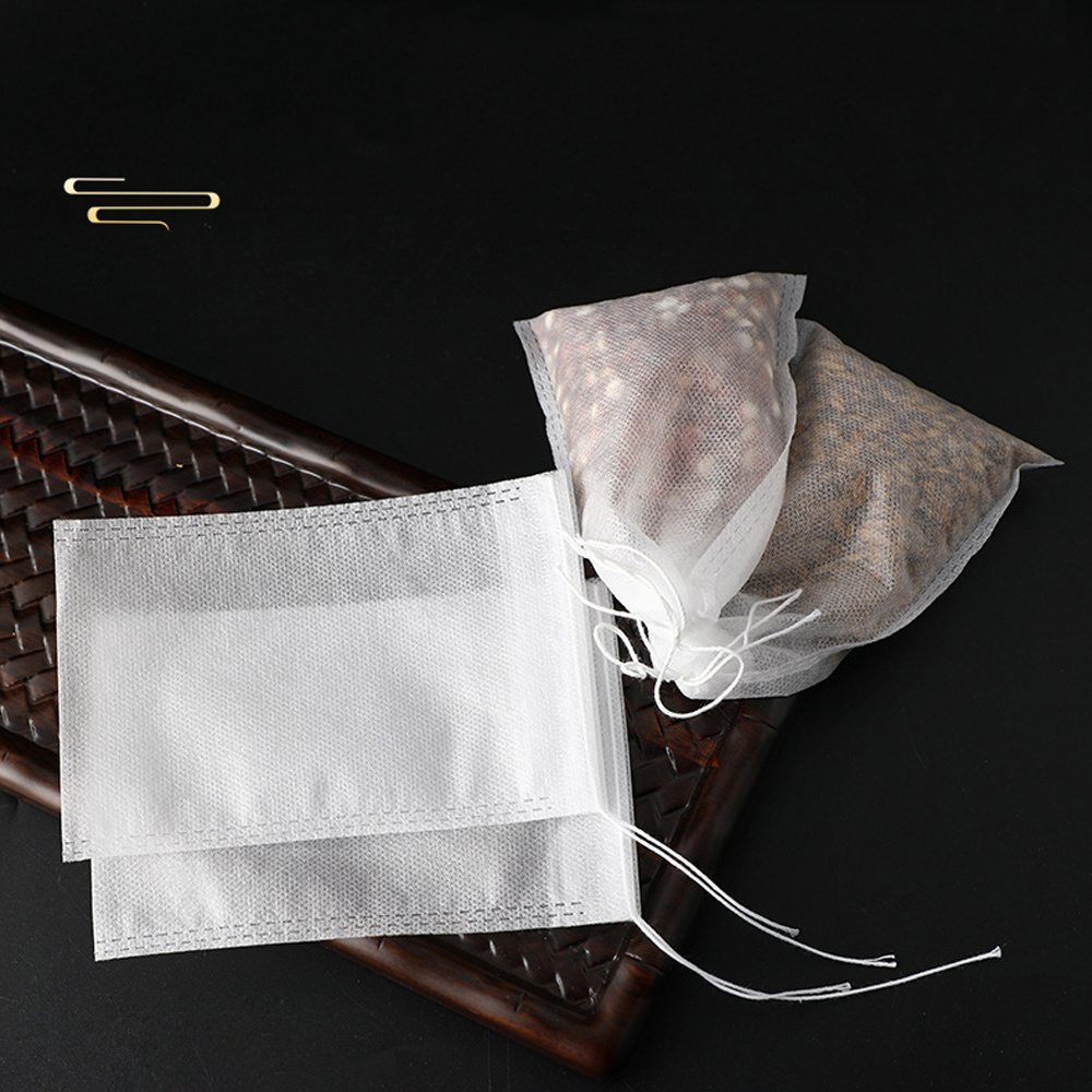 TEMU Confezione da 100 Sacchetti Infusori Monouso per T癡 con Chiusura a - Tessuto Non Tessuto, per Spezie e T癡, per Ristoranti, Hotel, Riunioni di