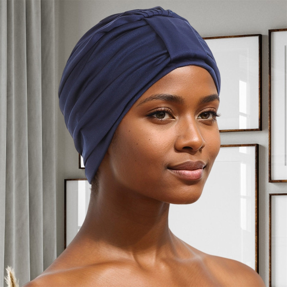 women's elastic breathable polyester head wrap lightweight no