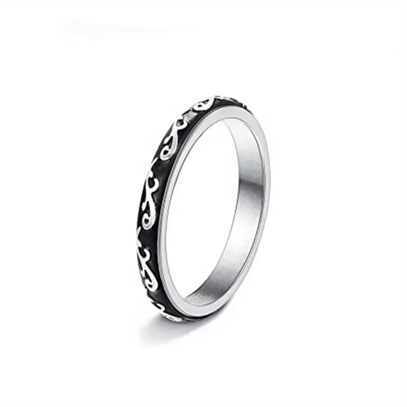 rotating star and moon pattern ring set fits american halloween and christmas unique starry night design festive occasions for teenager Product details 4