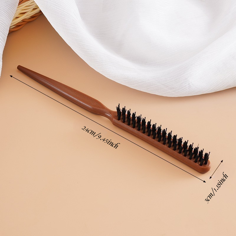 2pcs Soft Resilient Comb Set with Hair Tie