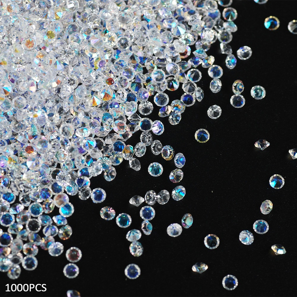 TEMU 1000/3000/6000pcs Elegant Mini Rhinestones- Versatile, And Nail Art, Decorative Stones, Fine , Durable Embellishments, Craft Rhinestones