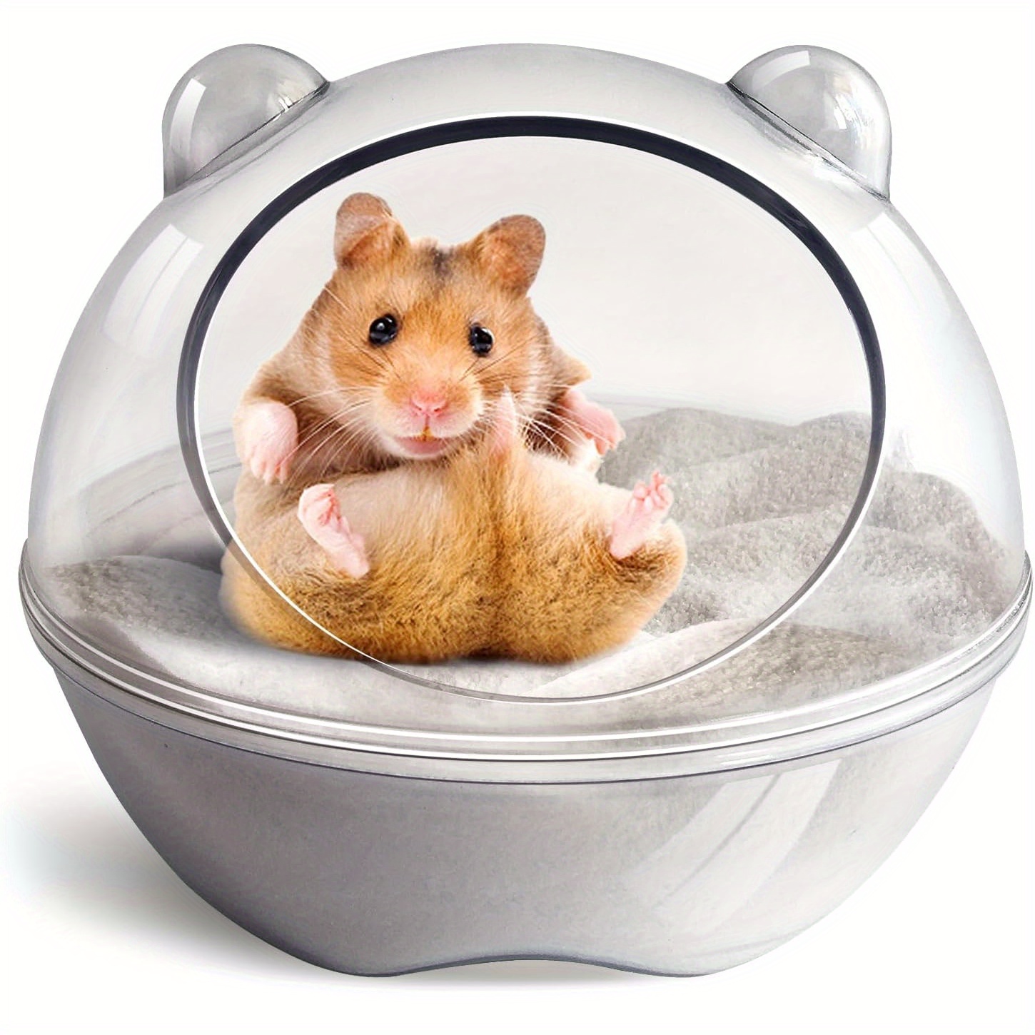 

Bath Tub, Plastic Dustproof Bathing , Pet Toilet And , Accessory For , For Rodents