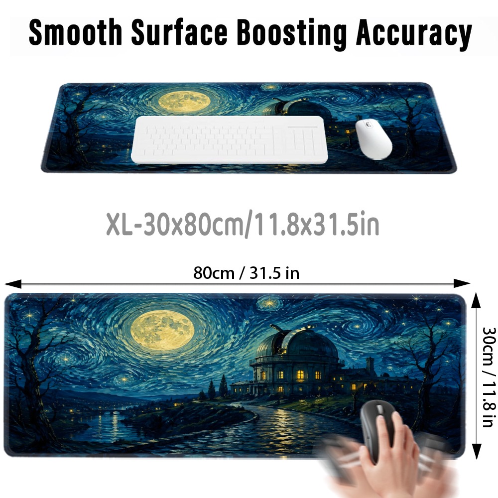 [jitqi] tapis de souris gaming 2d plat  , décoration de bureau, fournitures et accessoires de bureau, cadeaux pour les passionnés de gaming, tapis de souris dordinateur de bureau art   pour  