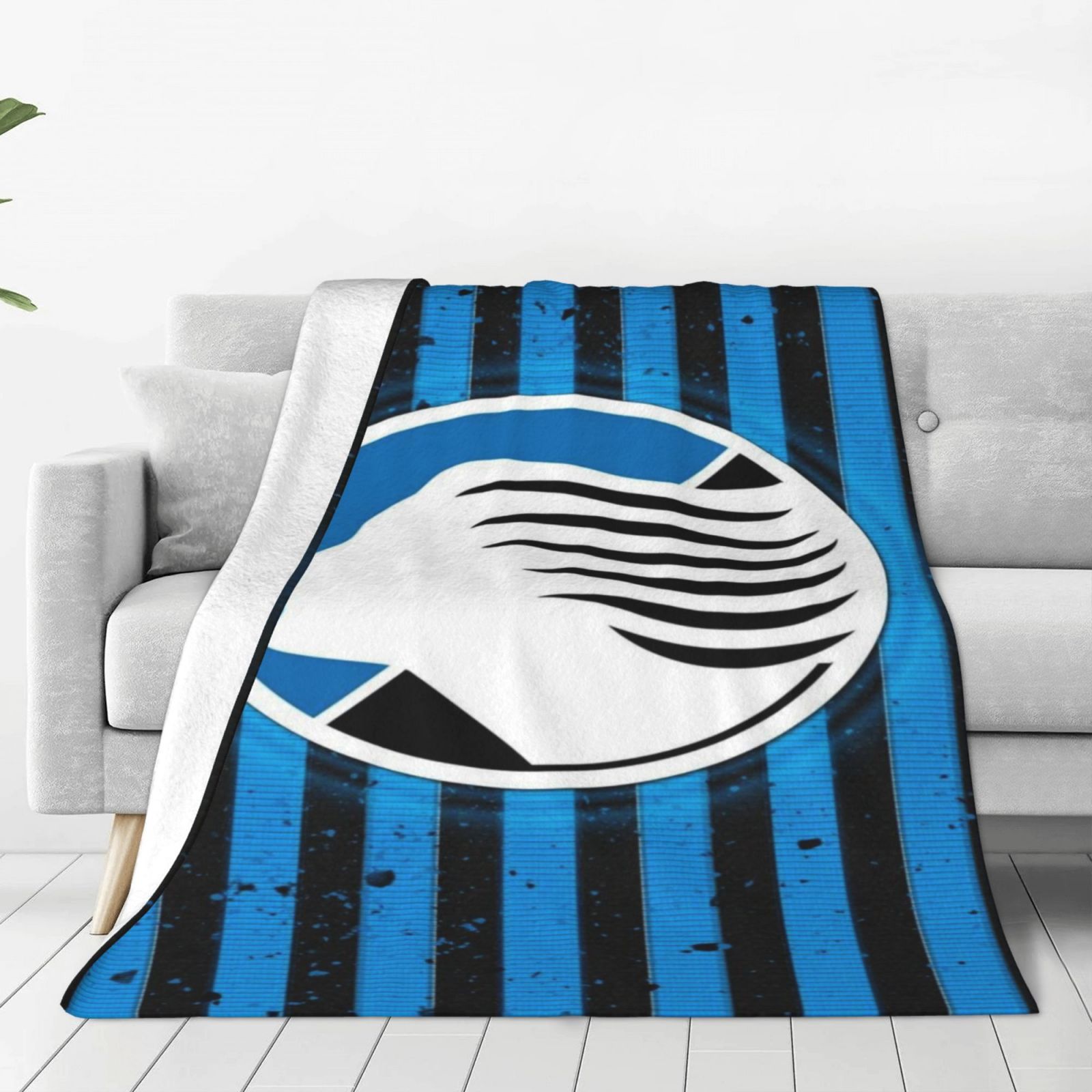 

Print Flannel Blanket - Soft Warm Throw, Ideal For All , Travel-friendly, , Bed Blanket