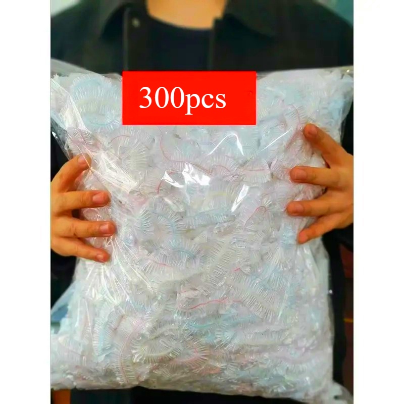 Image of 300 Sheets Heavy-duty Food-grade, Stretch Leakproof Plastic Film. Covers Bowls, Plates, For Kitchen, Party, Travel & Rv. Food-grade Material, Thermal Food Covers For Home Cooks &