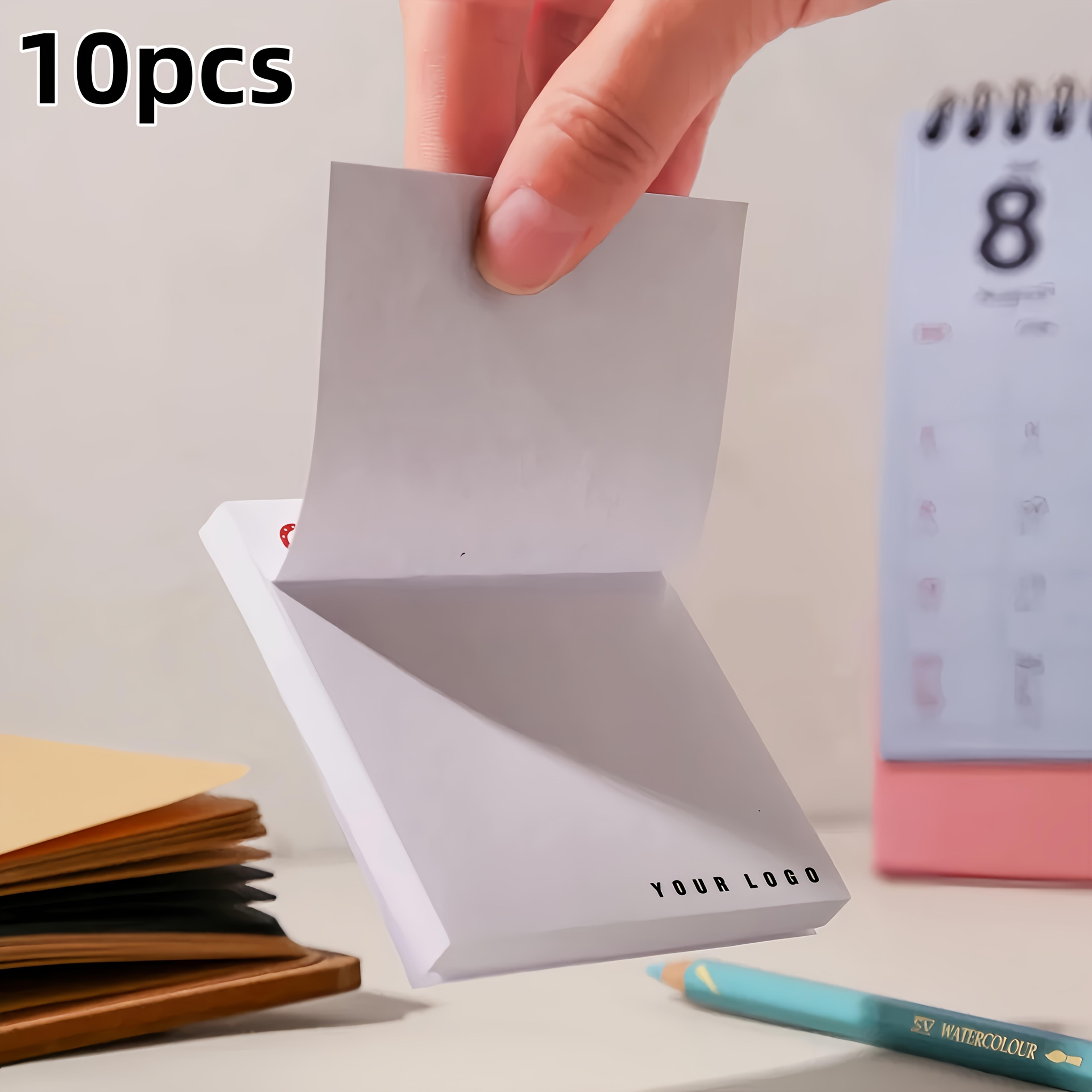 TEMU Custom Personalized High-quality Tear-off Notebooks, Suitable For 7x7cm 2.76x2.76 Inches, Customizable Logo And Text For Message , Life Tags,