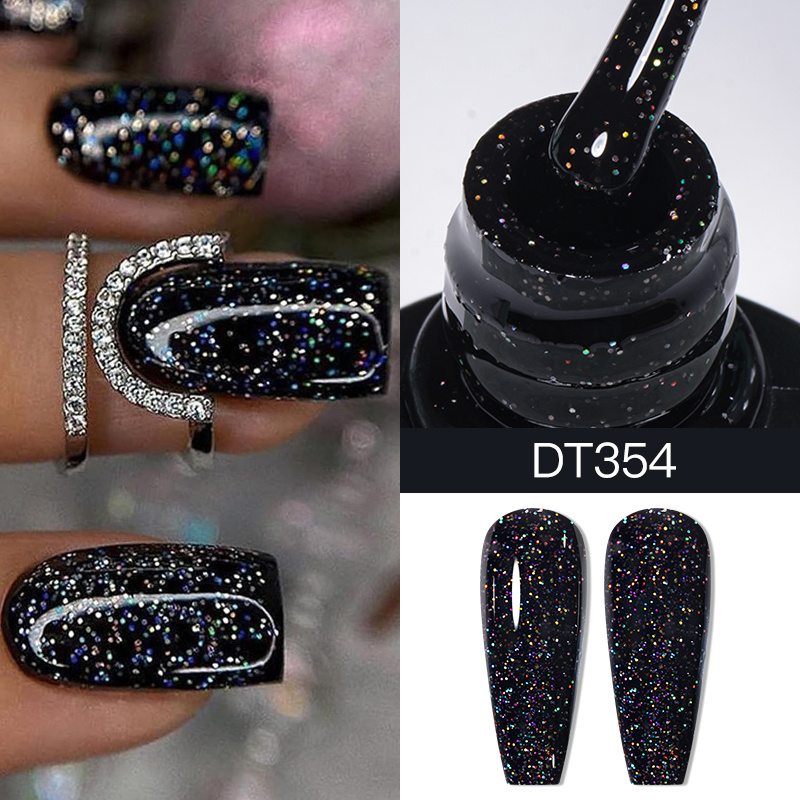 Nanologi UV Nagellack Set – 20+3 Farben Gel-Nagellack Mit Glitzer & French-Maniküre Für DIY Zu Hause
