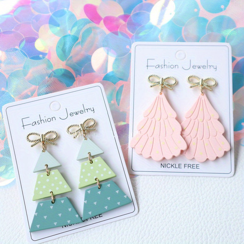 TEMU And Bow Christmas Tree , Christmas , Jewelry To Christmas, Christmas Gifts For
