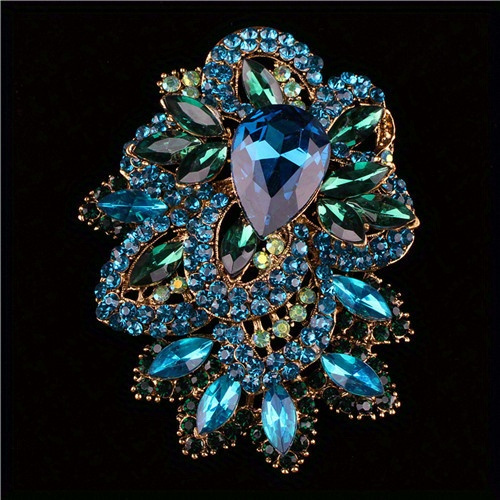   hashamatli broshli pin yorqin butik aksessuari ayollar uchun yangi kiyim va zargarlik buyumlari, kechalar va banketlar sovgʻa gʻoyasi tafsilotlari 3