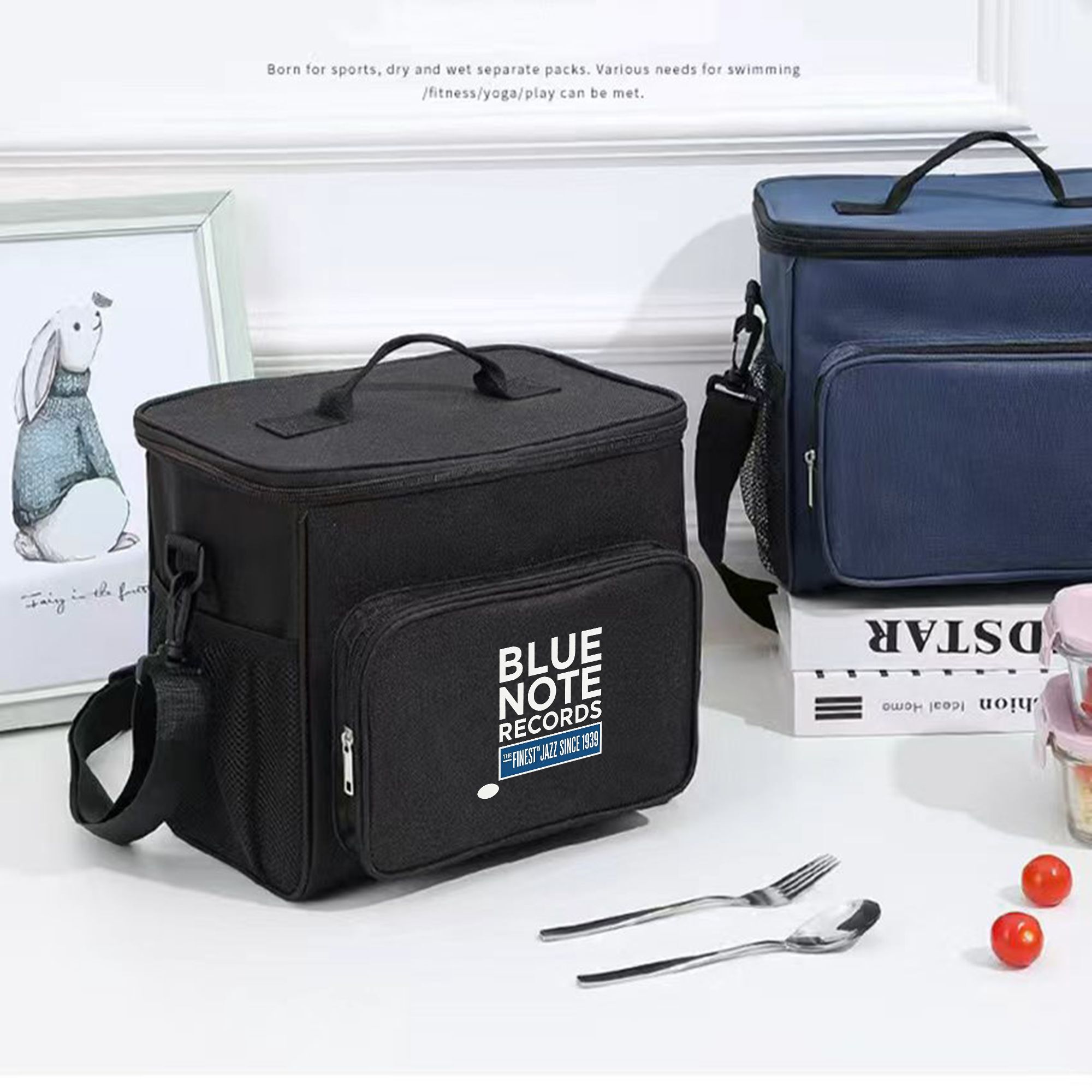  .   logo isolier-kühltasche,   für die aufbewahrung von lebensmitteln, tragbare kühltasche aus thermischem oxford-gewebe mit peva-beschichtung großem fassungsvermögen für auto, camping, reisen mit ikonischem label (verwendung)