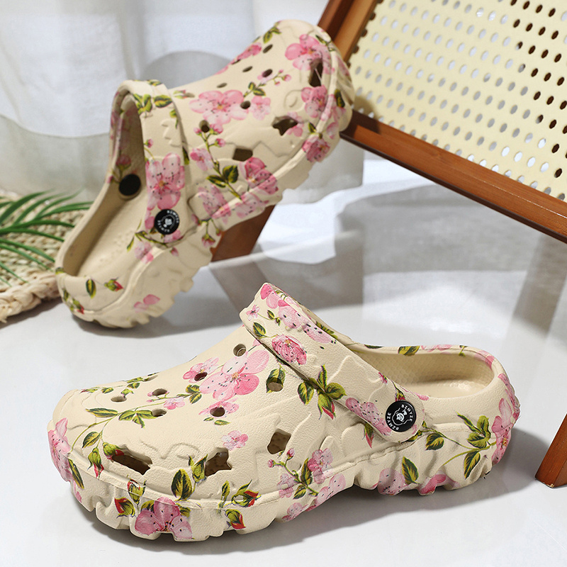 TEMU Bzmyze Women's Eva Clogs With Non-slip Sole & Breathable Perforated - Lightweight Slippers Suitable For Beach, Garden, /outdoor Use,, Options