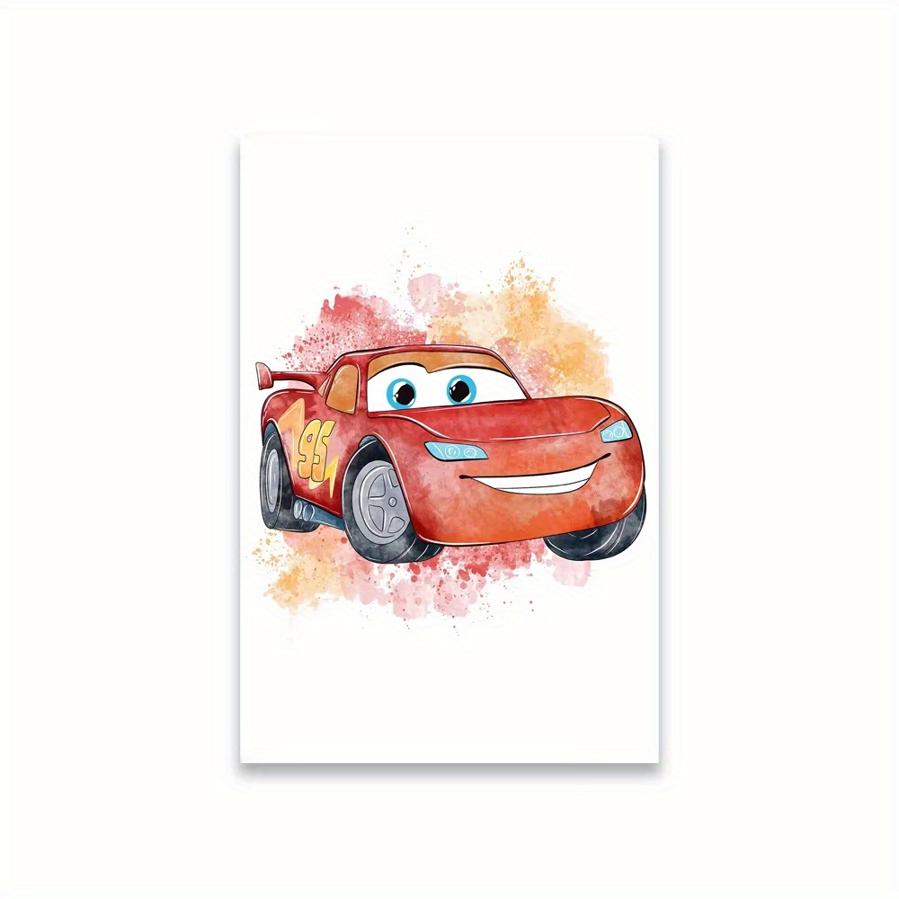 TEMU 1pc/3pcs Canvas Poster Wall Unframes Vintage Movie Cars Movie Racing Wall Art Canvas Painting Decoratio