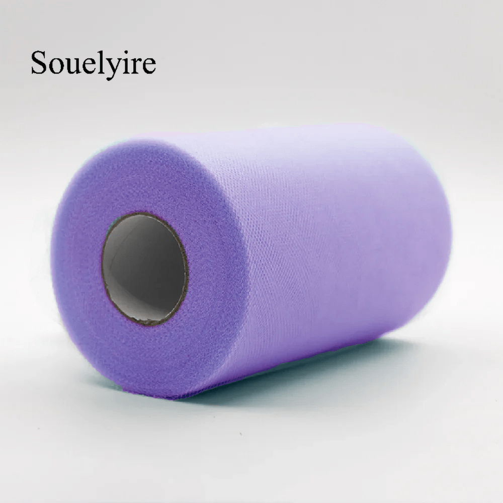 TEMU 1 Rouleau de Tulle Voilage 50/100 de Largeur 30 cm, pour Bretelles de Chaise DIY, de Table, Voilages d' et Voiles de Mariée pour Mariage,