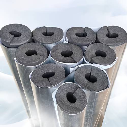 item picture 37 4 inch self pipe insulation sleeve heavy duty frost protection with pre drilled holes and aluminum foillining suitable for 32 f outdoor pipes sprinklers compatible with 7 8 1 3 4 2 inner d
