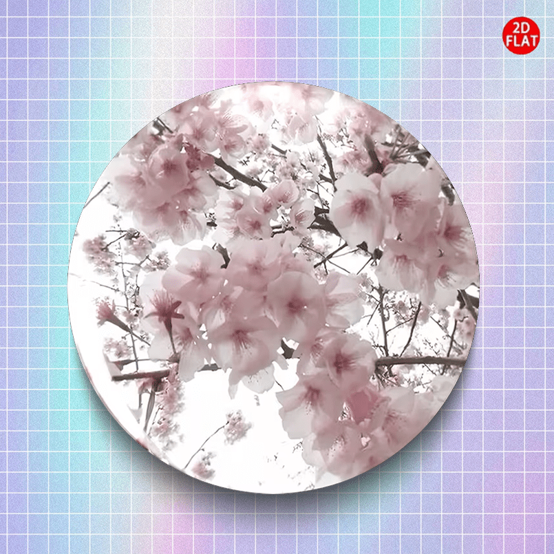 TEMU Latest 2d Flat Sakura 2026 Cartoon Anime Pin/brooch/badge, Perfect For Small Items Like Clothes, Hats, And Bags - Trendy Additions For , , And
