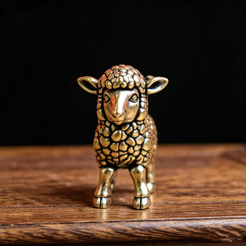 TEMU Nouvelle petite statue de , décoration d'ornement, , bureau, artisanat en métal fait main, convient pour collection personnelle, cadeau