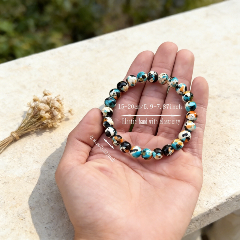 Natural Smoky Quartz & Hematite Bracelet, Bohemian Style