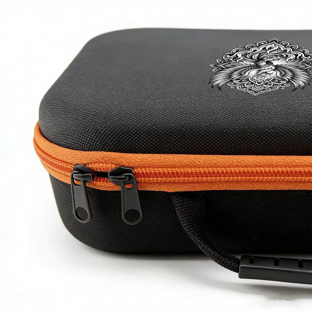 Portable Handheld Hard Shell Zipper Storage Carrying Case