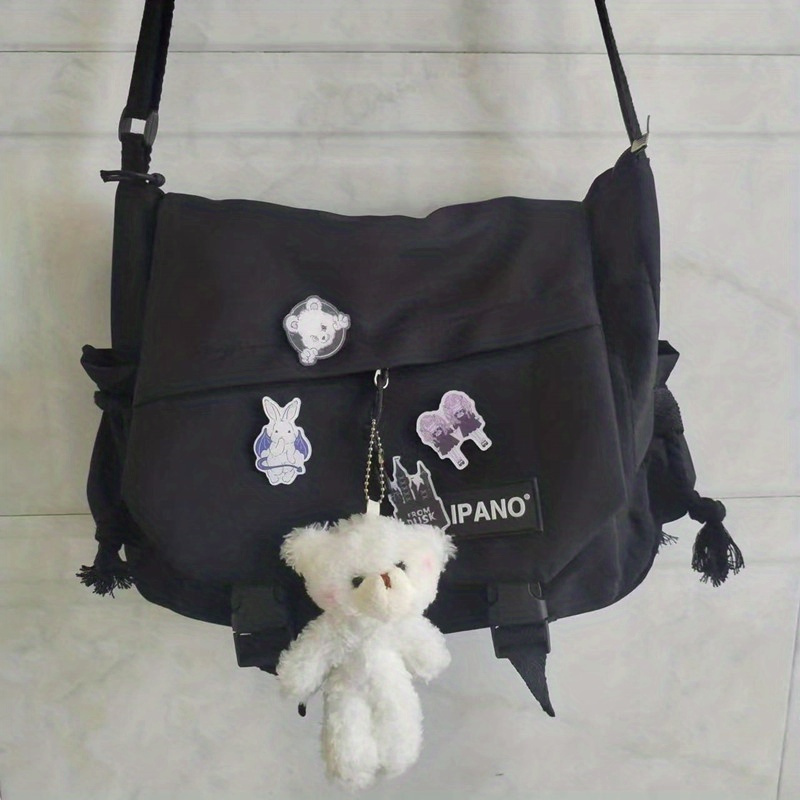 最終セール ブラック 男女兼用 NYLONshoulder noveltybag Crossbody bag with snake texture brand Just Cavalli