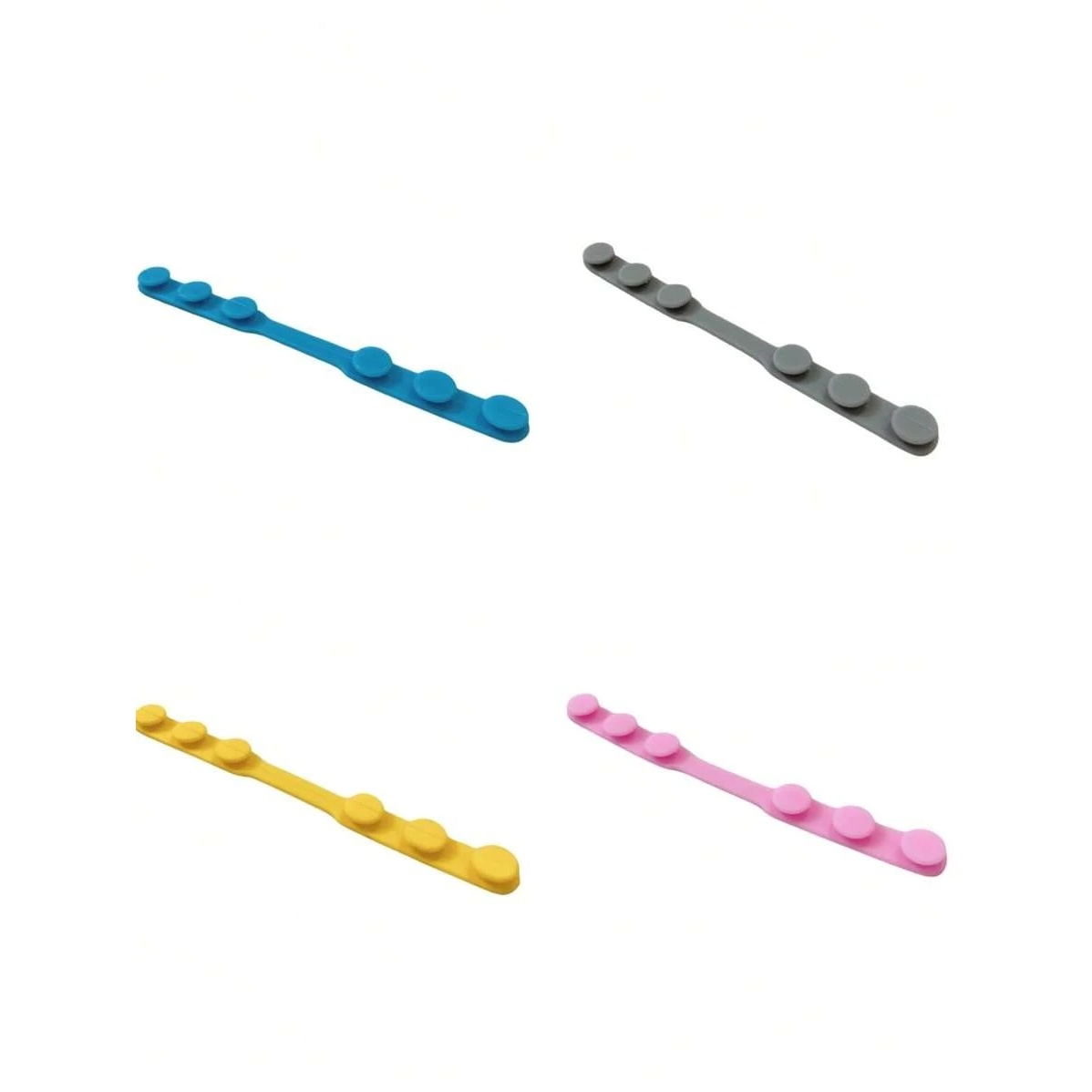 Silicone Mask Ear Loops for Adjustable Strap Length, Random Colors