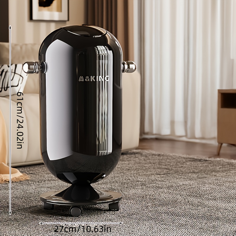 Large Capacity Lidded Trash Can, Flip-Top Storage Bin with Wheels for Easy Mobility - Stylish Upgraded Design Suitable for Kitchens, Bathrooms, Offices, Bedrooms and More, 100 Scenarios Applicable, Cute Trash Can, Double Garbage Can for Kitchen, Trash Can On Wheels, Kitchens Under Sink Trash Can, Garbage Cans for Kitchen, Narrow Trash Can, Cute Garbage Can, Diaper Trash Can, Bathroom Waste Bin, Bedroom Waste Container, Modern Waste Can, Durable Plastic Bin,L