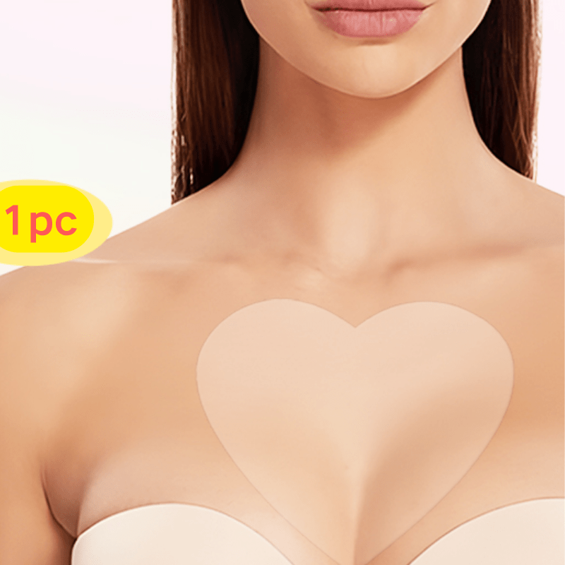 1pc Silicone Heart-shaped For Women - Portable, Skin-friendly, Convenient Beauty Accessory, Fragrance-free, Ideal For A Smoother Look, Makeup Tool | Heart Petals | Silicone Material