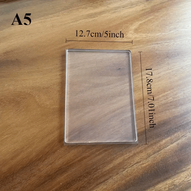 Reusable Gel Printing Plate - Fade-resistant, Single Print, Suitable For Laserjet Inkjet - For Embossing Art, Card Making, Scrapbooking, And Journaling