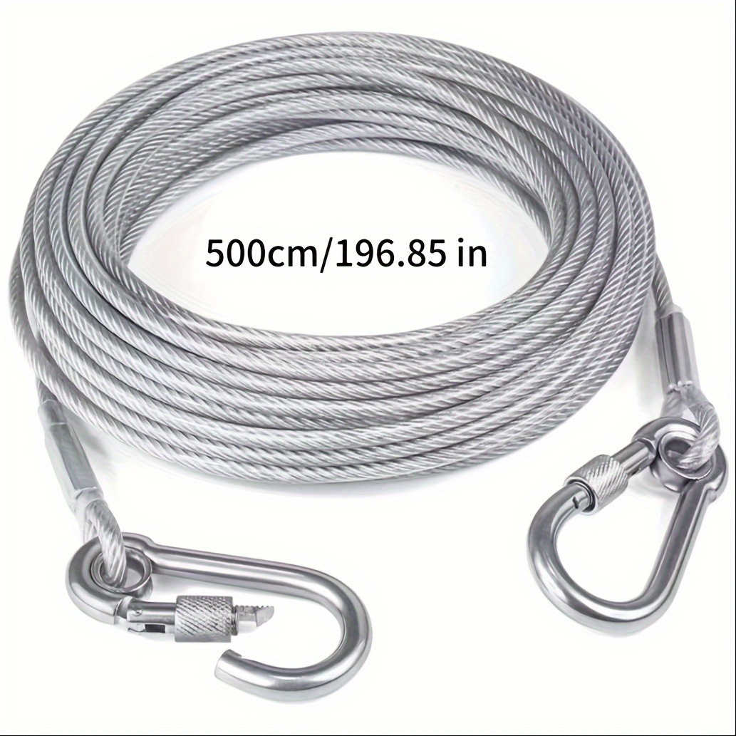 TEMU Corde à linge pliable en acier inoxydable, convient pour le linge intérieur/extérieur, accessoires de camping, idéale pour les de bain et les