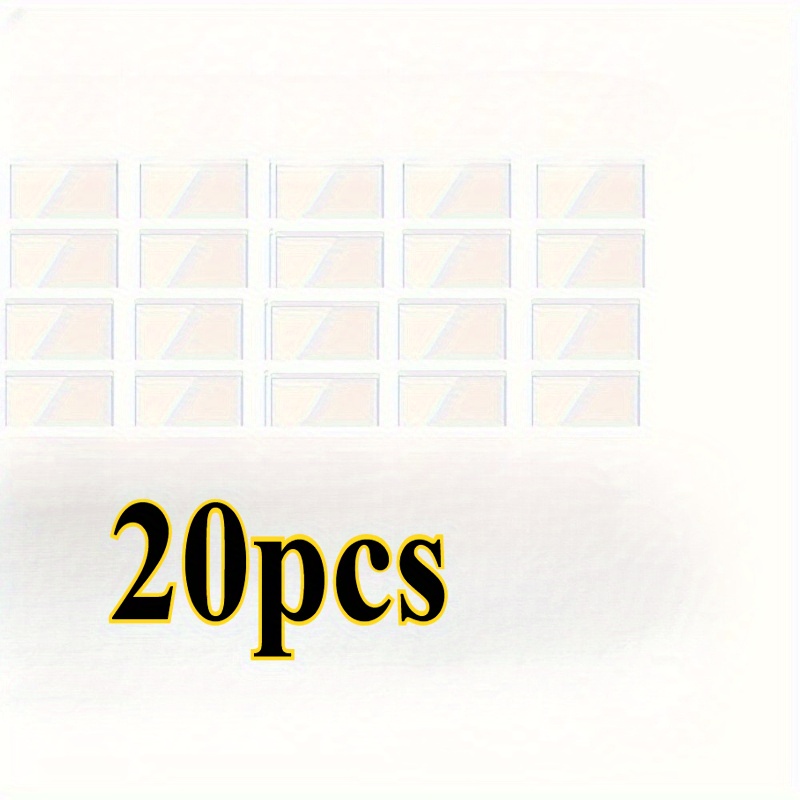 Image of 20/ 50pcs - Clear Self-adhesive Index Card Envelope Bags, 3.93x2., Top Opening Plastic Label Holder For Organizer Waterproof Business Card Holder Label Bags For Planning Index Cards