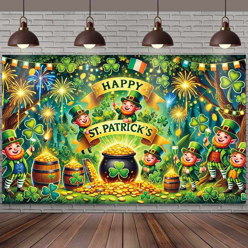 

2d Flags -themed Polyester Backdrop, 's Day Celebrations