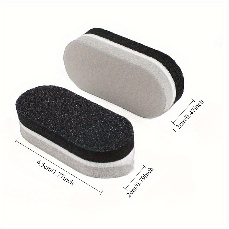 3pcs Mini Nail Buffing Blocks & Sponge Files